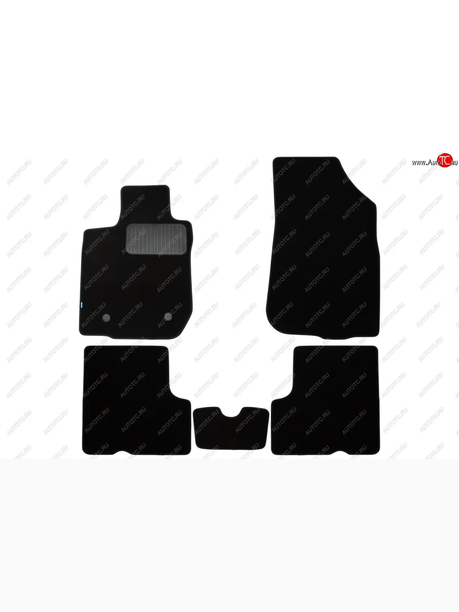 Коврики салона (2WD, текстиль) Klever Premium Renault Duster HS дорестайлинг (2010-2015) (Чёрные)  с доставкой в г. Керчь