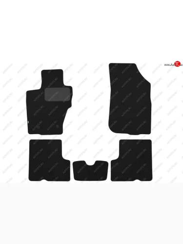 Коврики салона (4WD, текстиль) Klever Premium (Чёрные) Renault Duster HS дорестайлинг (2010-2015)