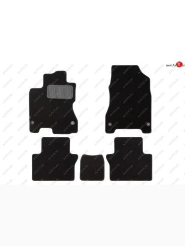 Коврики салона (текстиль) Klever Premium (Чёрные) Renault Koleos 1 Phase 2 (2011-2013)