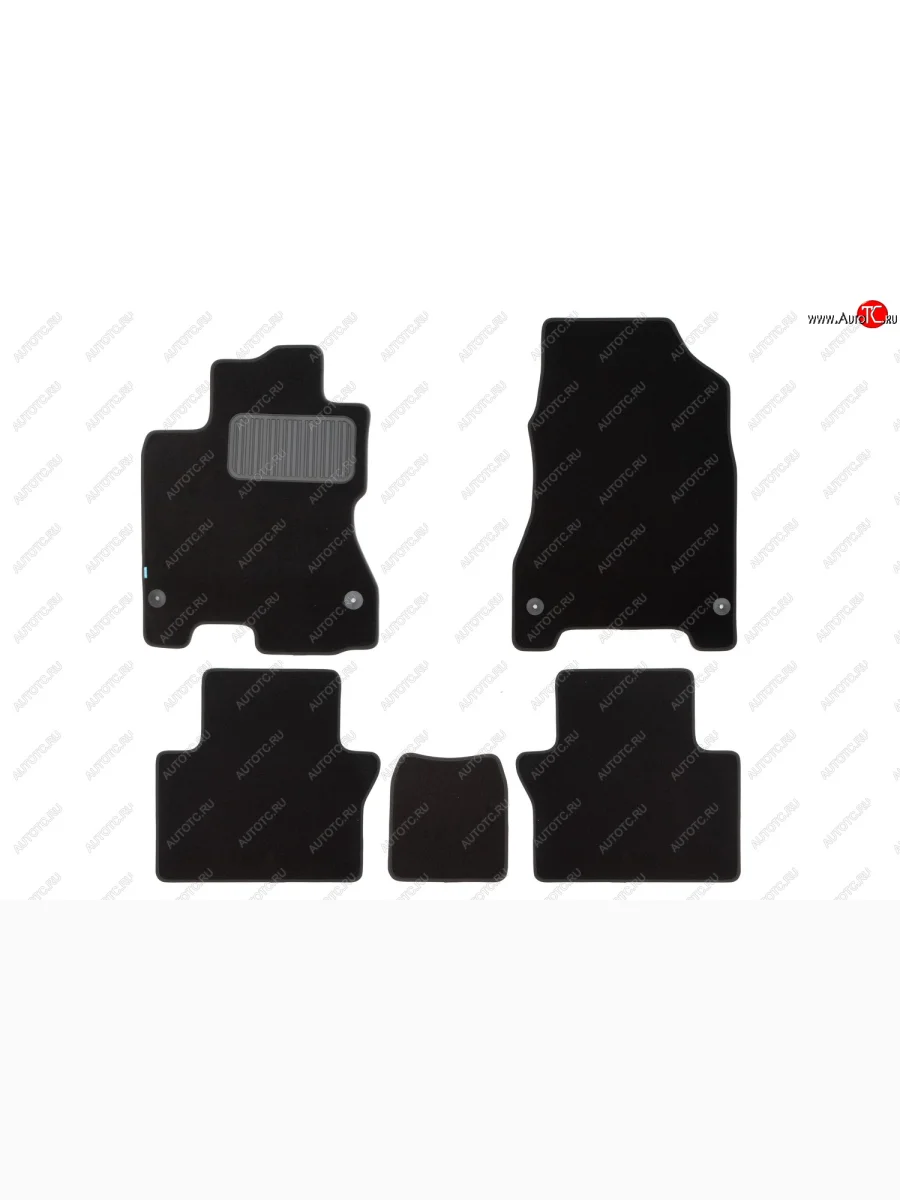 Коврики салона (текстиль) Klever Premium Renault Koleos 1 Phase 2 (2011-2013) (Чёрные)  в Керчи Республика Крым