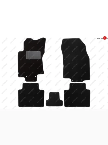 Коврики салона (текстиль) Klever Premium (Чёрные) Renault Koleos  2 (2016-2025)