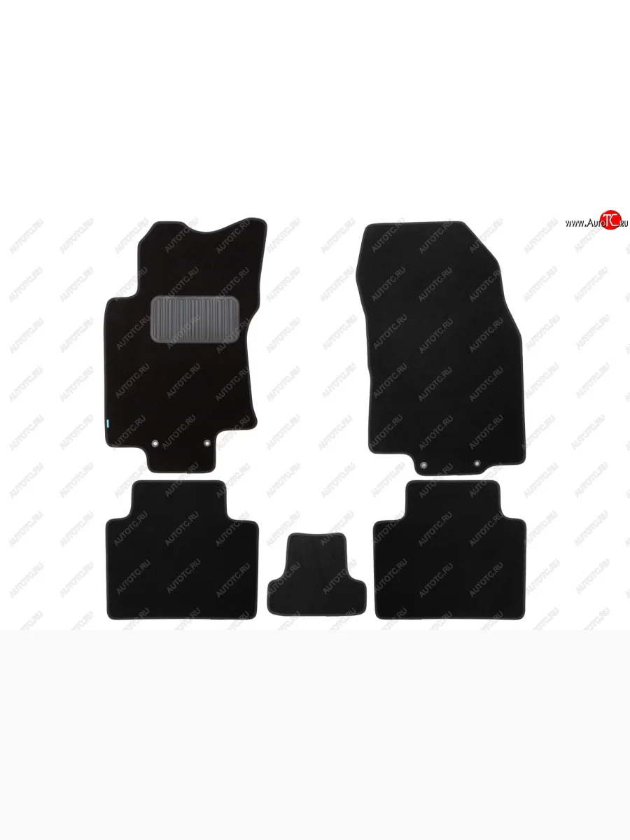 Коврики салона (текстиль) Klever Premium  Renault Koleos (2016-2025) 2 (Чёрные)  в Самаре Самарской области