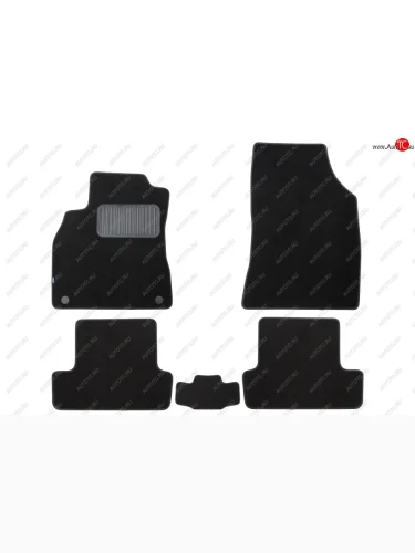 Коврики салона (текстиль) Klever Premium (Чёрные) Renault Megane  хэтчбэк 5 дв. (2008-2016) дорестайлинг,  рестайлинг