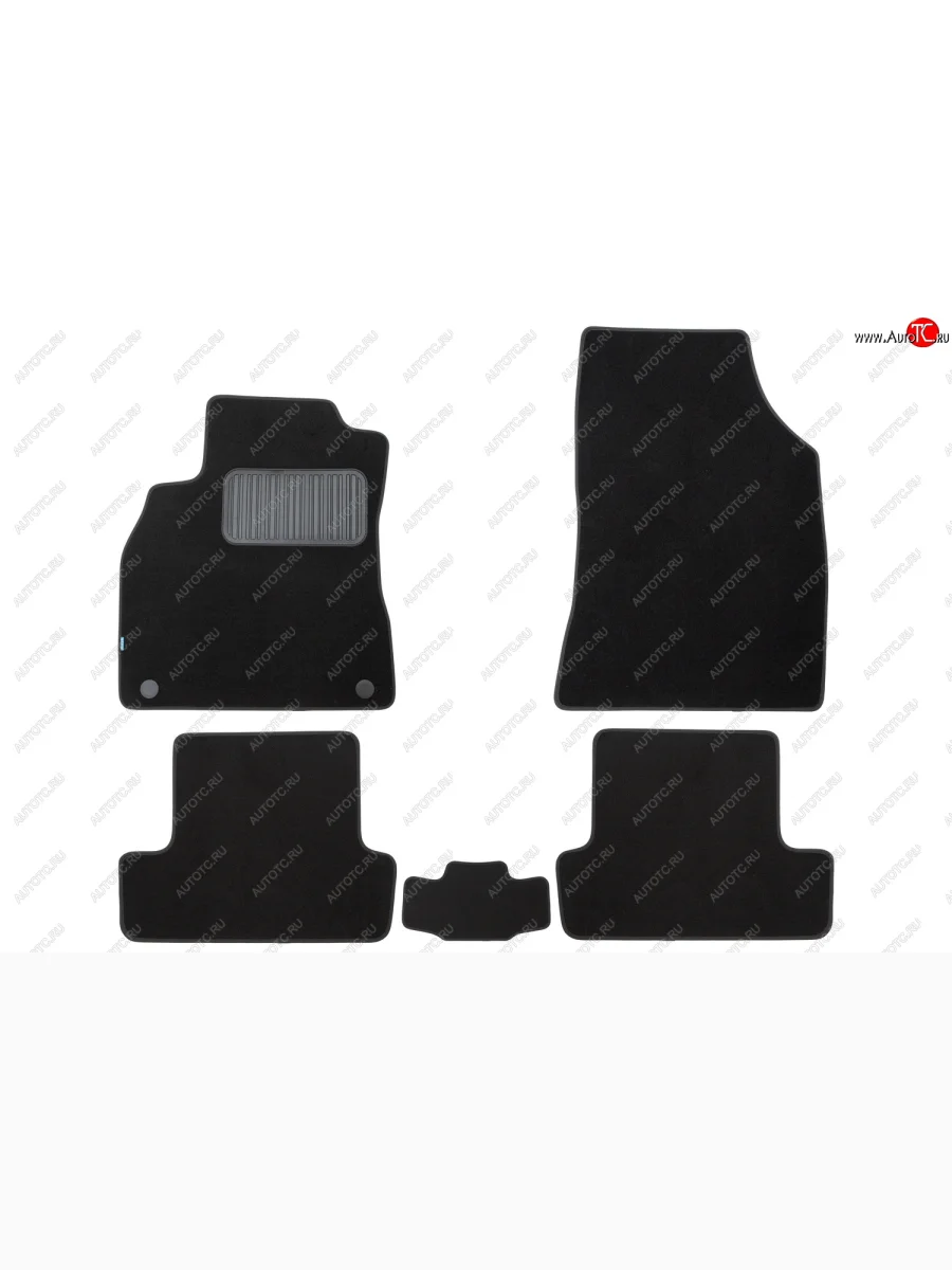 Коврики салона (текстиль) Klever Premium  Renault Megane (2008-2016) хэтчбэк 5 дв. (Чёрные)  в Самаре Самарской области
