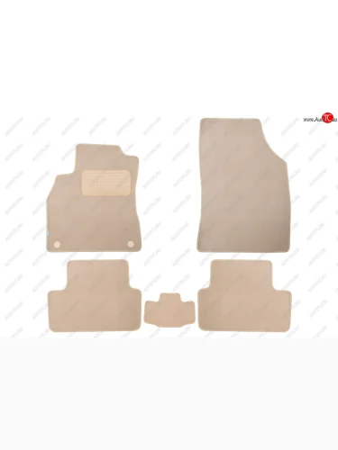 Коврики салона (текстиль) Klever Premium (Бежевые) Renault Scenic 3 рестайлинг (2012-2016)