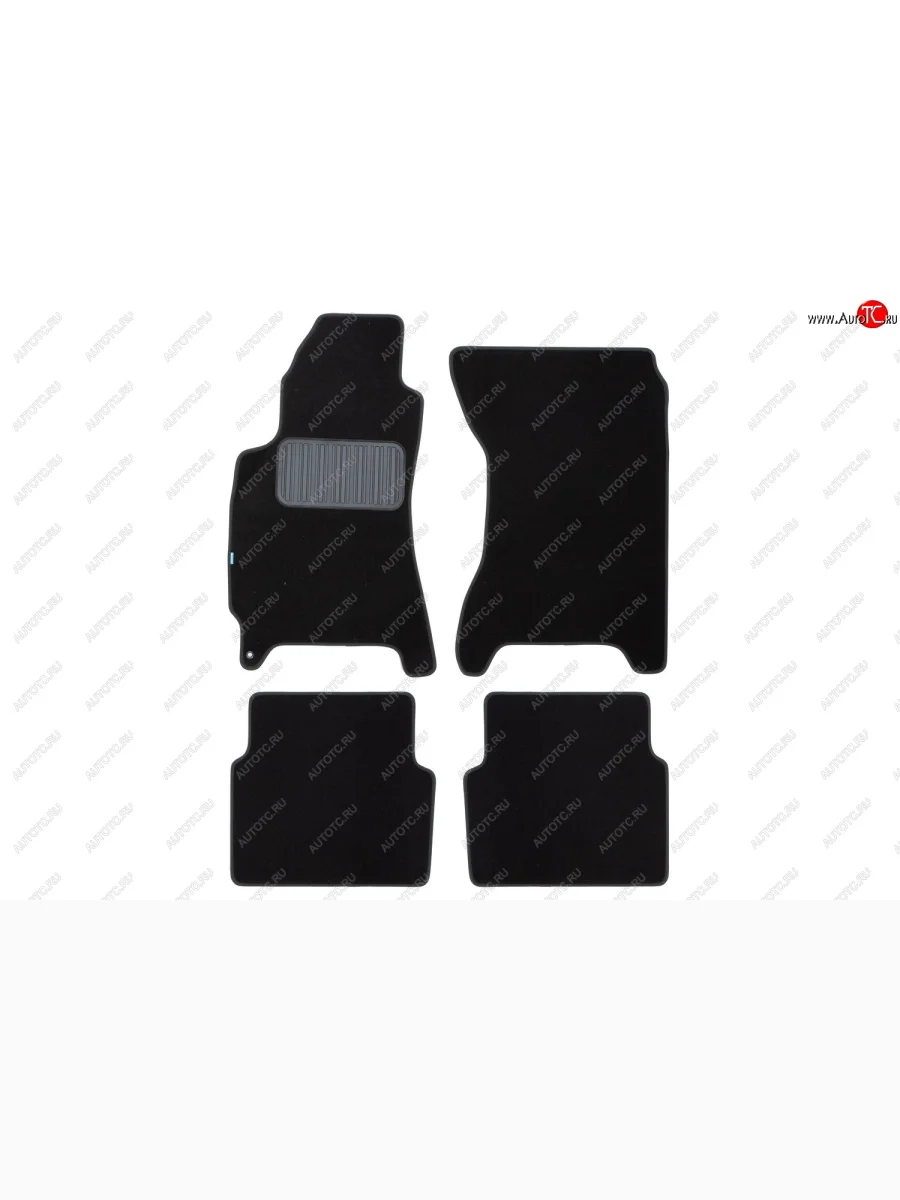 Коврики салона (текстиль) Klever Premium Subaru Forester SG дорестайлинг (2002-2005) (Чёрные)  в Керчи Республика Крым