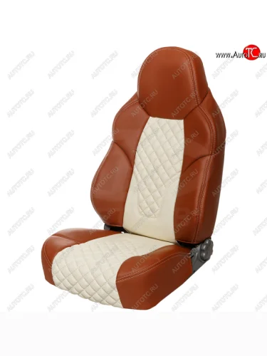 Универсальные чехлы (экокожа) Trend (Фокс/крем) 