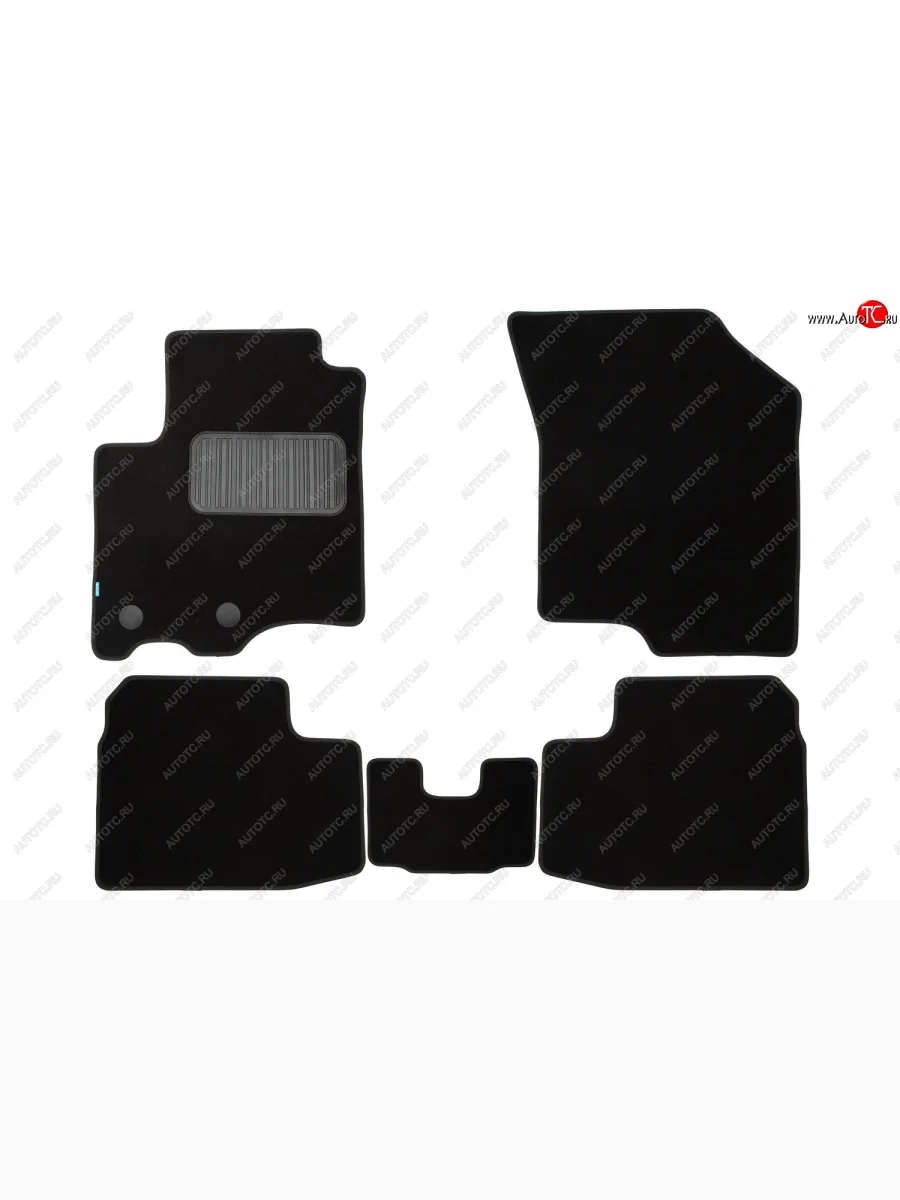 Коврики салона (текстиль) Klever Premium Suzuki Swift ZC дорестайлинг, хэтчбэк 5 дв. (2003-2008) (Чёрные)  с доставкой в г. Пермь
