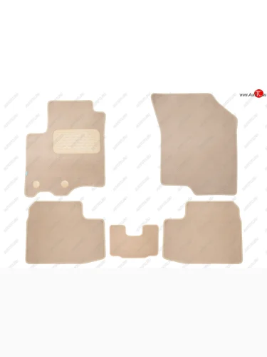 Коврики салона (текстиль) Klever Premium (Бежевые) Suzuki Swift ZC дорестайлинг, хэтчбэк 5 дв. (2003-2008)