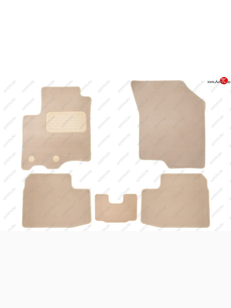 Коврики салона (текстиль) Klever Premium Suzuki Swift ZC дорестайлинг, хэтчбэк 5 дв. (2003-2008) (Бежевые)  с доставкой в г. Пермь