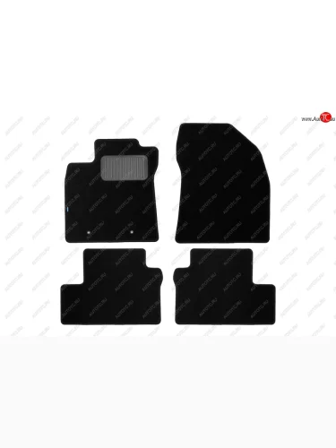 Коврики салона (текстиль) Klever Premium (Чёрные) Toyota Avensis T270 седан дорестайлинг (2008-2011)