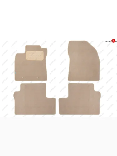 Коврики салона (текстиль) Klever Premium (Бежевые) Toyota Avensis T270 седан дорестайлинг (2008-2011)