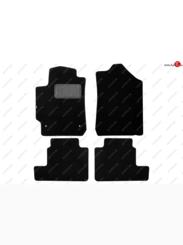 Коврики салона (текстиль) Klever Premium (Чёрные) Toyota Camry XV40 рестайлинг (2009-2011)