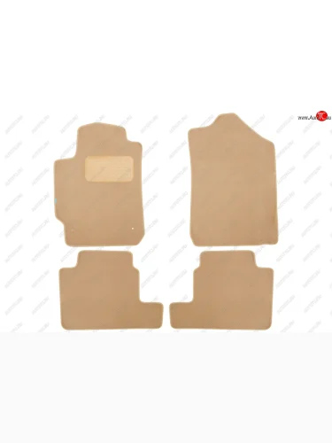 Коврики салона (текстиль) Klever Premium (Бежевые) Toyota Camry XV40 рестайлинг (2009-2011)