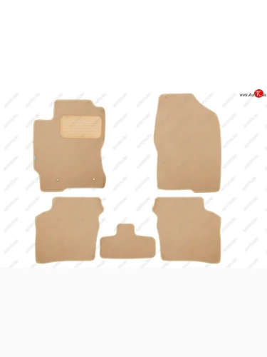 Коврики салона (текстиль) Klever Premium (Бежевые) Toyota Prius XW20 дорестайлинг (2003-2005)