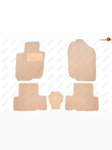 Коврики салона (текстиль) Klever Premium (Бежевые) Toyota RAV4 XA305 5 дв. дорестайлинг (2005-2009)