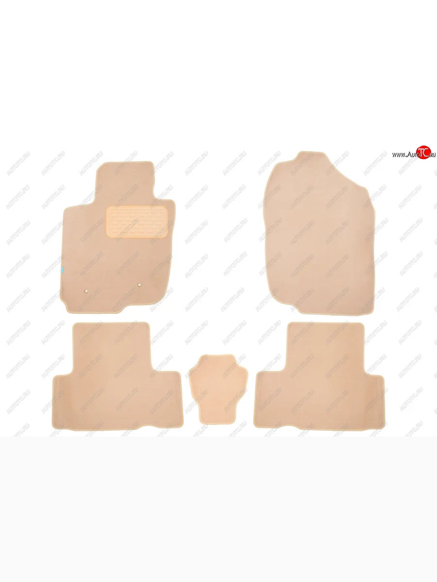 Коврики салона (текстиль) Klever Premium Toyota RAV4 XA305 5 дв. дорестайлинг (2005-2009) (Бежевые)  в Керчи Республика Крым