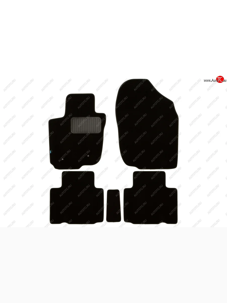 Коврики салона (Long, текстиль) Klever Premium Toyota RAV4 XA30 5 дв. удлиненный 1-ый рестайлинг (2009-2010) (Чёрные)  в Керчи Республика Крым