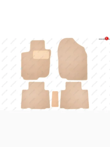 Коврики салона (Long, текстиль) Klever Premium (Бежевые) Toyota RAV4 XA30 5 дв. удлиненный 1-ый рестайлинг (2009-2010)