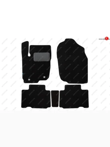 Коврики салона (текстиль) Klever Premium (Чёрные) Toyota RAV4  XA40 (2015-2019) 5 дв. рестайлинг