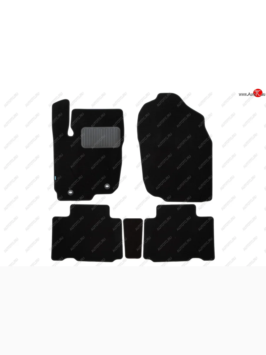 Коврики салона (текстиль) Klever Premium  Toyota RAV4 (2015-2019) XA40 (Чёрные)  в Керчи Республика Крым