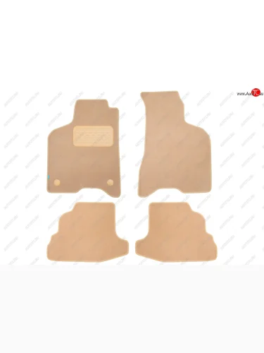 Коврики салона (текстиль) Klever Premium (Бежевые) Volkswagen Lupo (1998-2005)