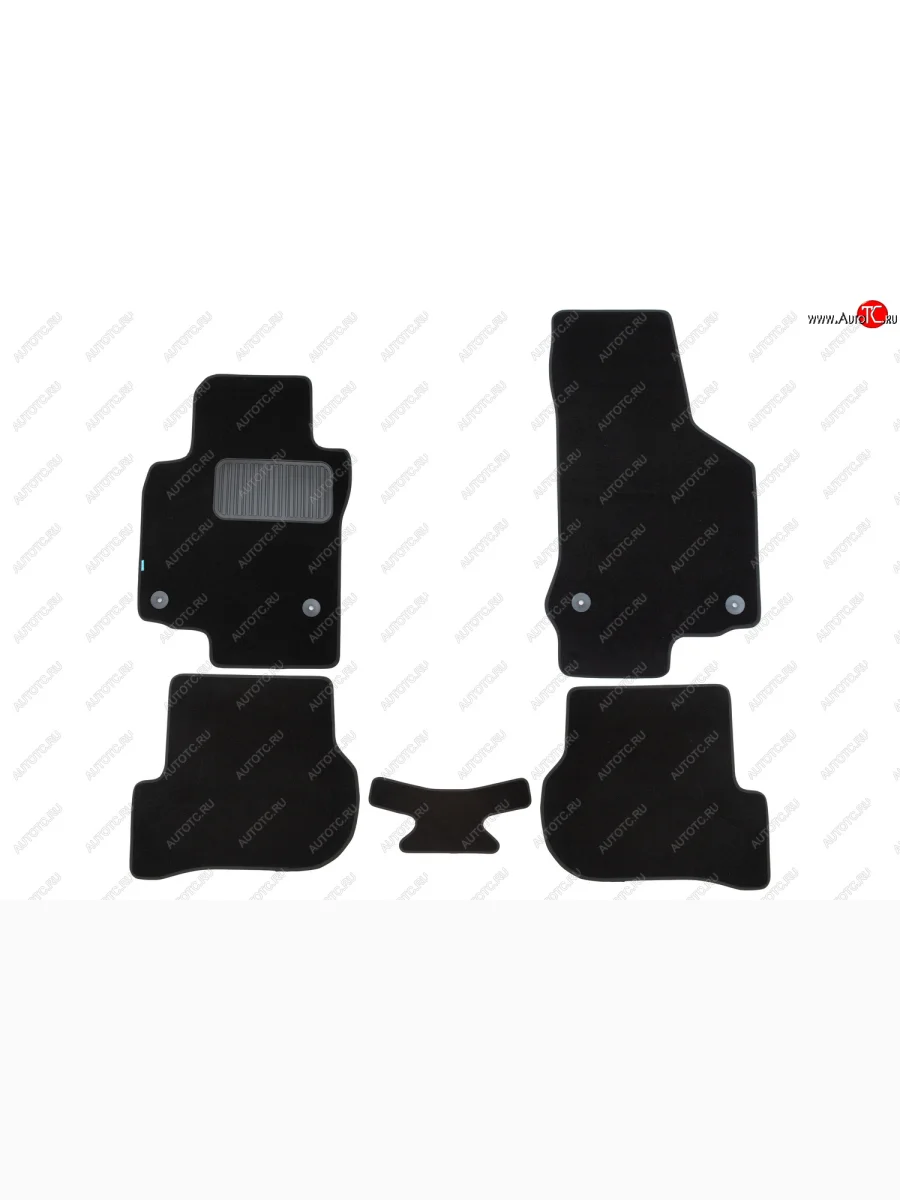 Коврики салона (текстиль) Klever Premium Volkswagen Scirocco дорестайлинг (2008-2014) (Чёрные)  в Самаре Самарской области