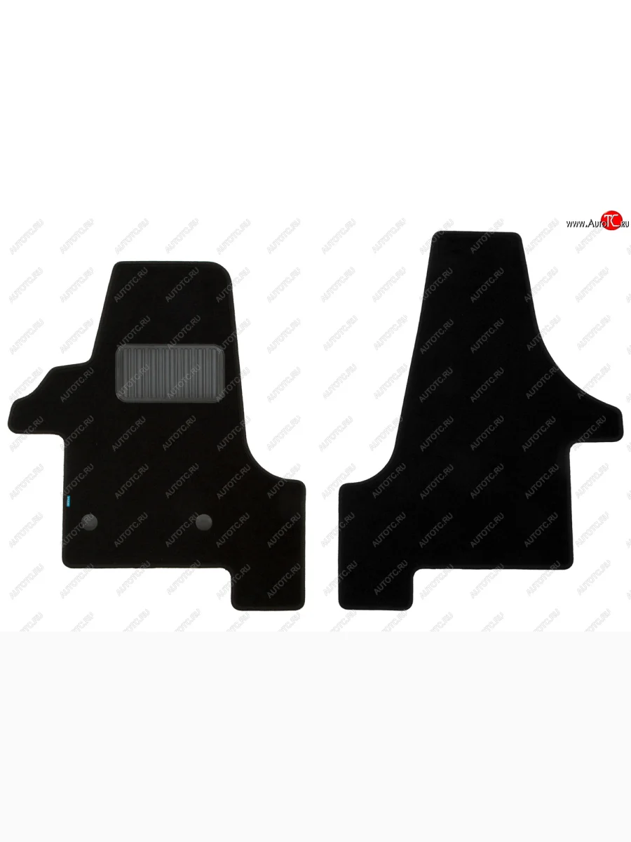 Передние коврики салона (текстиль) Klever Premium Volkswagen Transporter T5 дорестайлинг (2003-2009) (Чёрные)  в Керчи Республика Крым