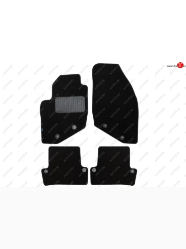Коврики салона (текстиль) Klever Premium (Чёрные) Volvo S60 RS,RH седан дорестайлинг (2000-2004)