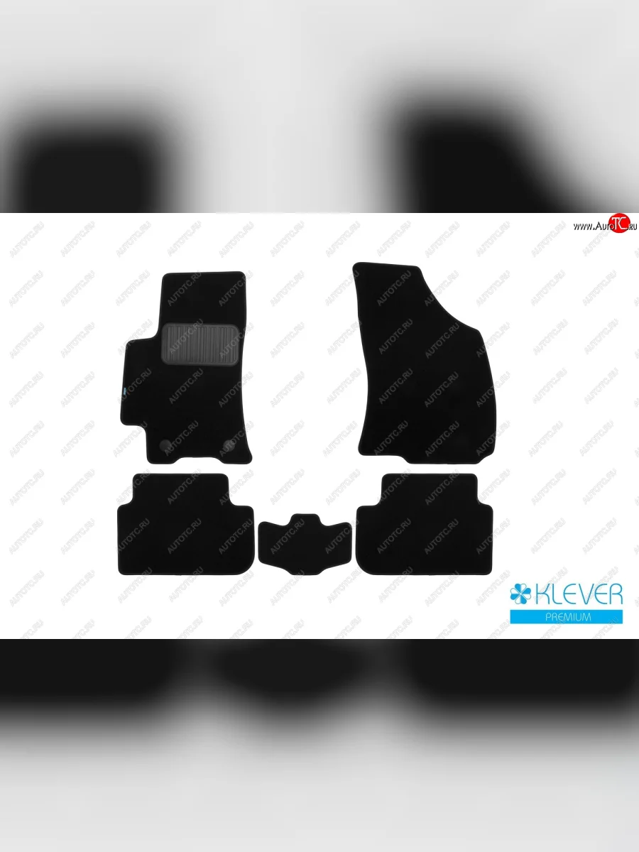 Коврики салона (текстиль) Klever Premium  ЗАЗ Chance (2009-2017) седан, хэтчбэк (Чёрные)  в Керчи Республика Крым