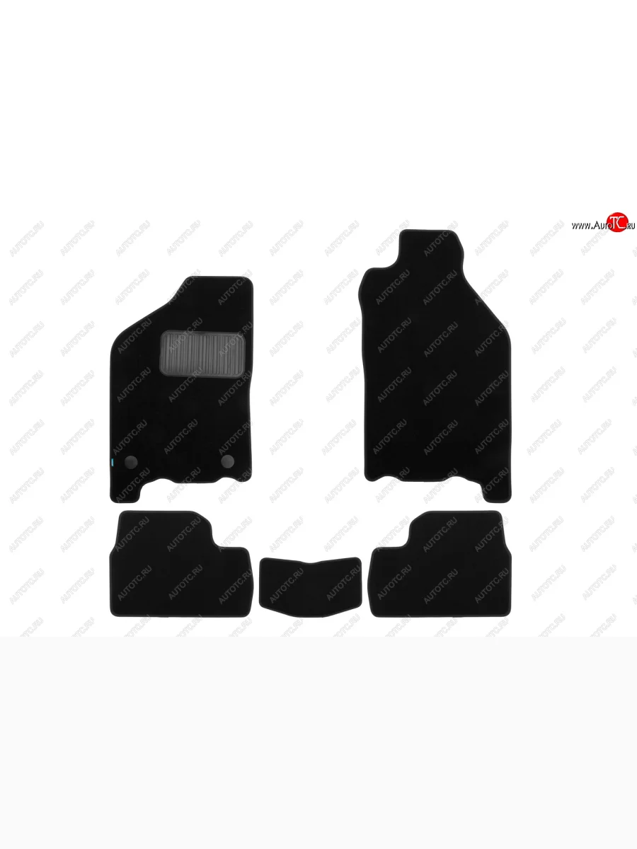 Коврики салона (текстиль) Klever Premium Лада ВАЗ 2114 (2001-2014) (Чёрные)  в Самаре Самарской области