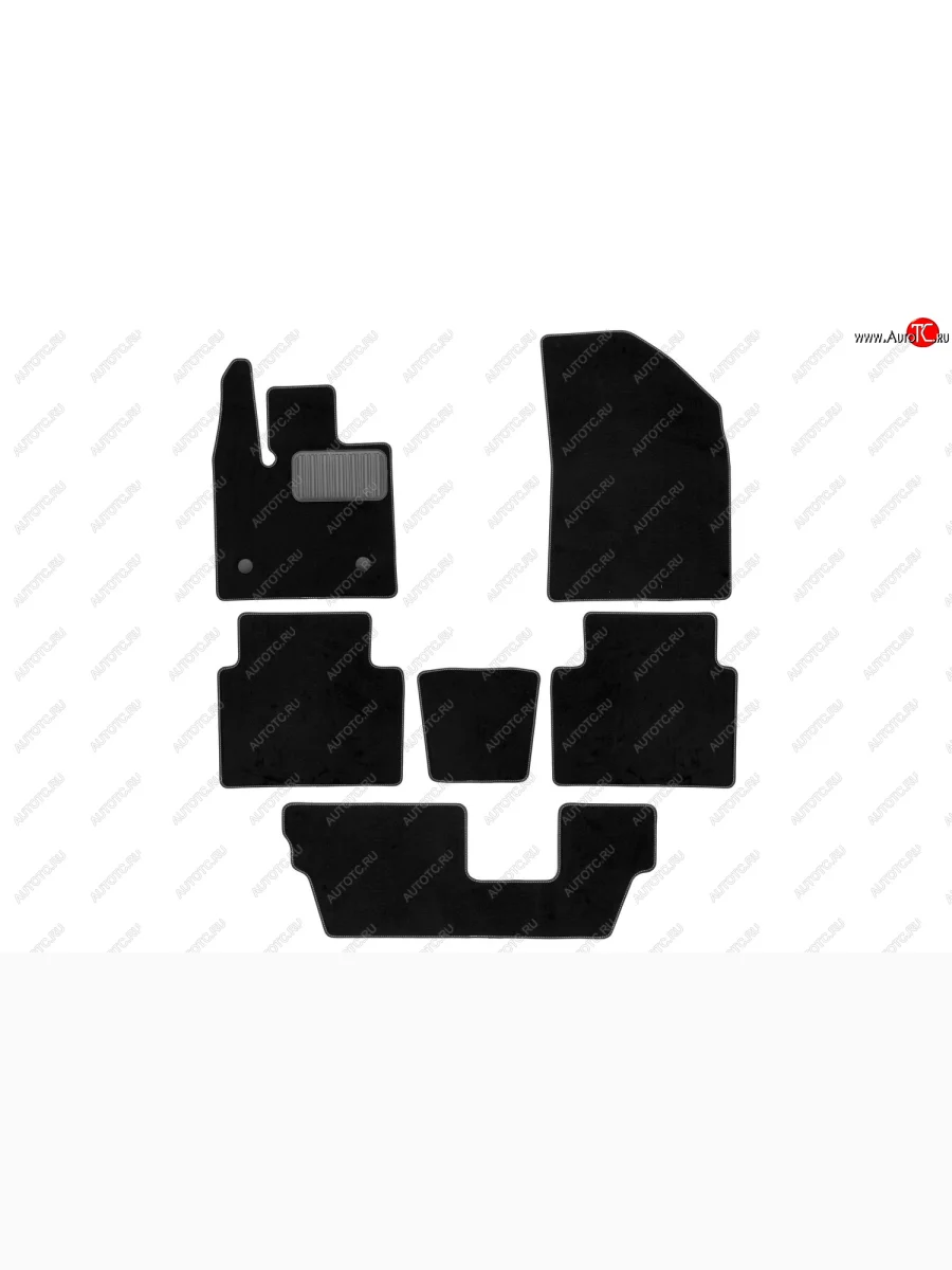 Коврики салона (текстиль) Klever Premium  EXEED VX (2020-2023) (Чёрные)  в Самаре Самарской области