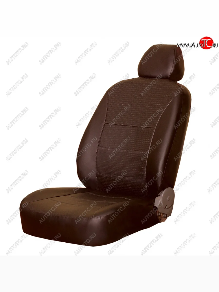 Чехлы сидений (экокожа, СЗС) ПЕТРОВ Орегон  Skoda Rapid (2012-2020) NH3, NH1 (шоколад)  в Воронеже Воронежской области