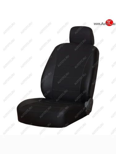 Чехлы сидений (экокожа/жаккард, 2/3) ПЕТРОВ Орегон (черный) Volkswagen Polo  Mk5 6R,6C,61 (2009-2020) седан дорестайлинг, седан рестайлинг