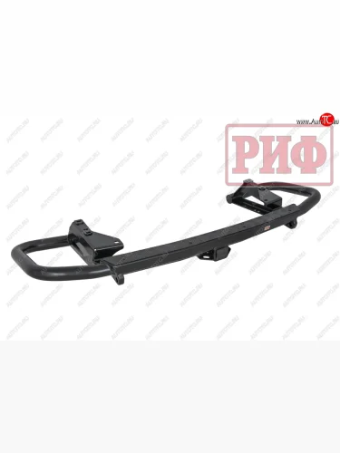 Бампер силовой задний РИФ (С квадратом под фаркоп) Toyota Land Cruiser 200 1-ый рестайлинг (2012-2015)