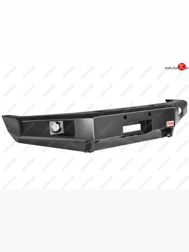 Бампер передний силовой РИФ (С дополнительными фарами, без защитной дуги с площадкой под лебедку) Toyota Land Cruiser ( 78,  70) (1990-2004) 5 дв. 2-ой рестайлинг