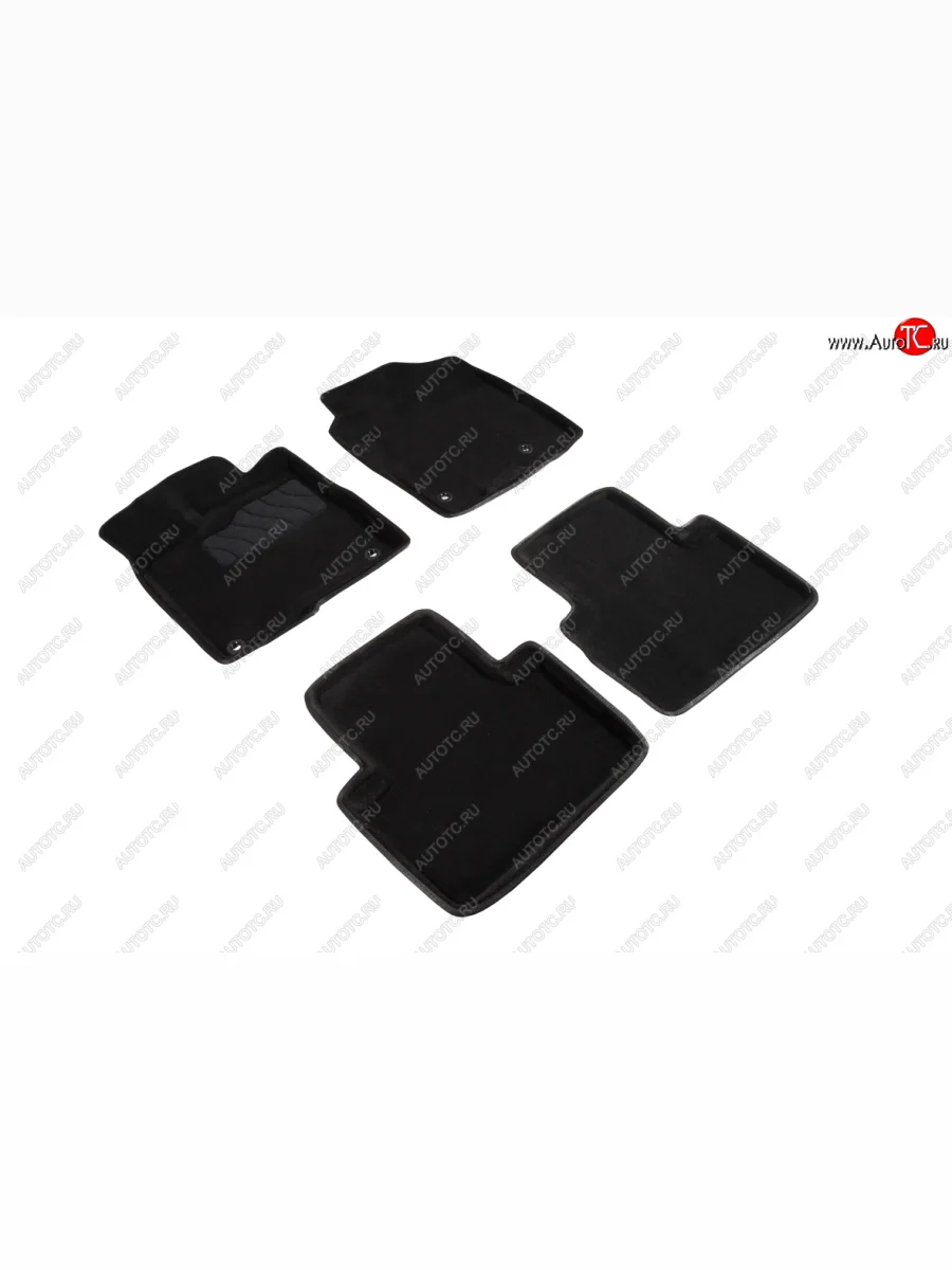 Комплект ковриков в салон (ворс) Seintex 3D  Acura RDX (2015-2018) TB3, TB4 (черный)  в Самаре Самарской области