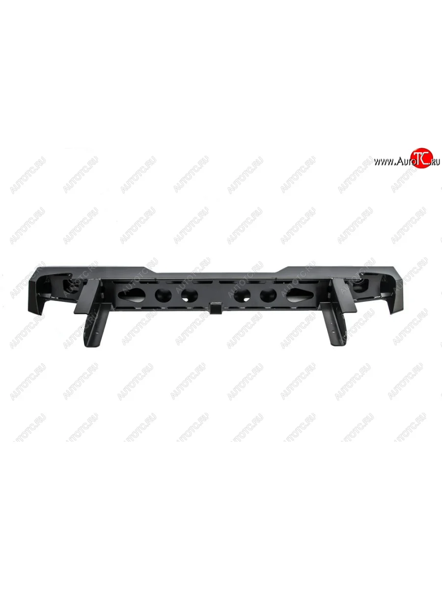 Бампер задний силовой (кузов 1400 мм) РИФ Nissan NP300 (2003-2008) (С квадратом под фаркоп и фонарями)  в Самаре Самарской области