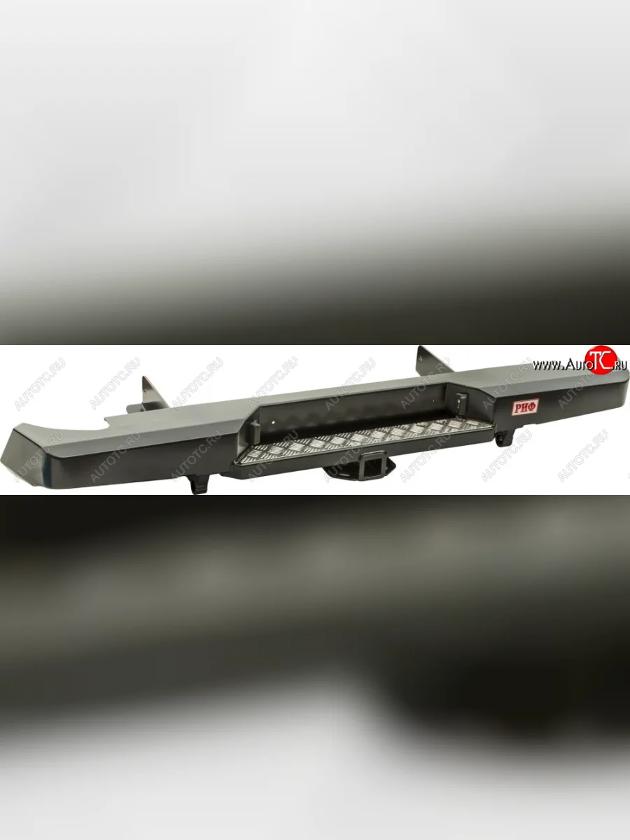 Бампер силовой задний РИФ Volkswagen Amarok дорестайлинг (2009-2016) (с квадратом под фаркоп)  с доставкой в г. Керчь