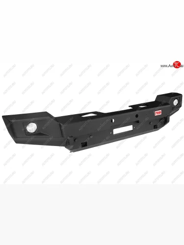 Бампер силовой передний РИФ (с доп. фарами, без защитной дуги) Jeep Wrangler  JK (2006-2010) 3 дв. дорестайлинг