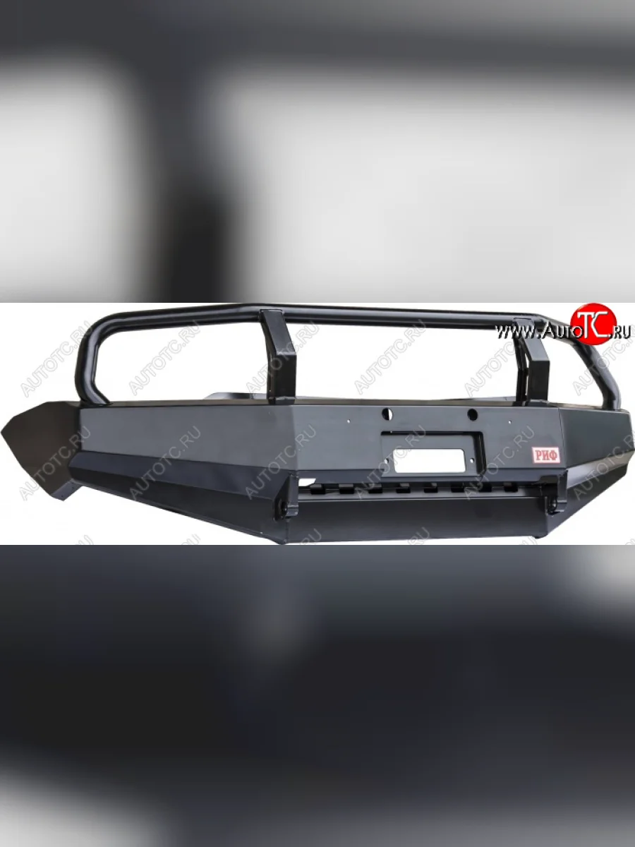 Бампер передний силовой РИФ Mitsubishi L200 4  дорестайлинг (2006-2014) (С защитной дугой и защитой бачка омывателя)  в Перми Пермском крае