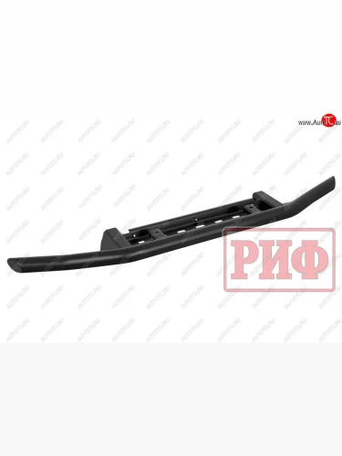 Бампер передний силовой РИФ (Под площадку для лебёдки RIFPJR-30000 с защитой радиатора) Mitsubishi Pajero ( 4 V90,  4 V80) (2006-2020) дорестайлинг, 1-ый рестайлинг, 3 дв. 1-ый рестайлинг, 2-ой рестайлинг