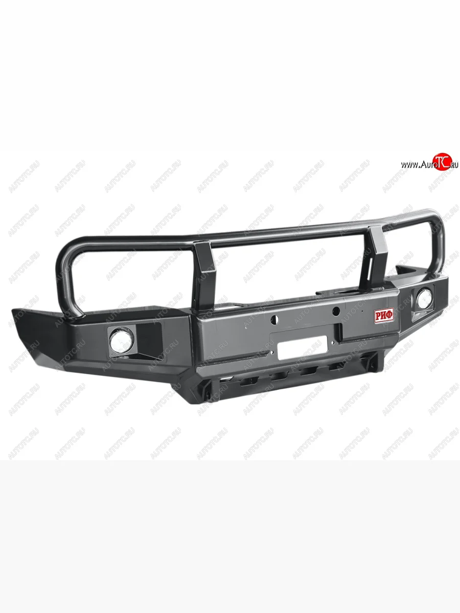 Бампер силовой передний РИФ  Toyota Hilux (1988-1998) N80, N90, N100, N110 (с доп. фарами и защитной дугой)  с доставкой в г. Керчь