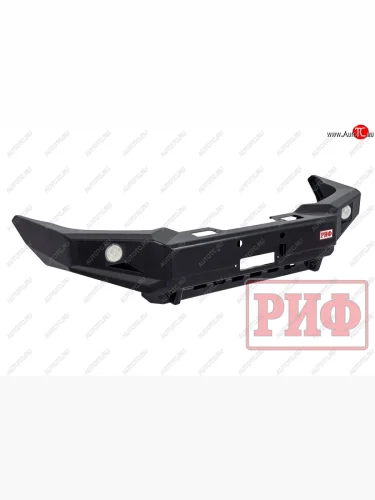 Бампер силовой передний РИФ (c доп. фарами и защитой бачка омывателя) Toyota Land Cruiser Prado  J120 (2002-2009)