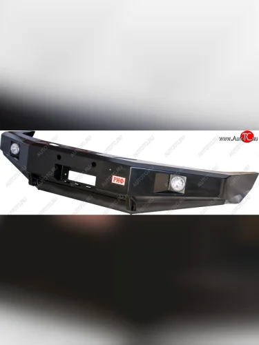 Бампер силовой передний РИФ (с доп. фарами, без защитной дуги (под парктроник)) Уаз Патриот  3163 5 дв. (2005-2013) дорестайлинг