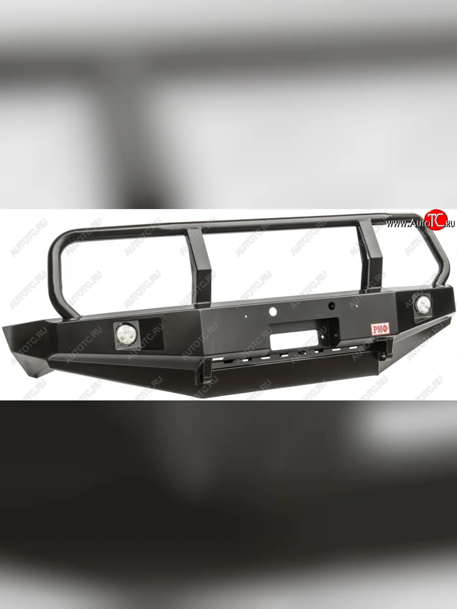 Бампер передний силовой РИФ Toyota Land Cruiser J105 (1998-2007) (С дополнительными фарами и защитной дугой)  в Самаре Самарской области