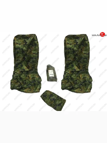 Грязезащитные чехлы сидений Швейка ST (Камуфляж (без утяжки)) Уаз Патриот 3163 5 дв. 2-ой рестайлинг (2017-2025)
