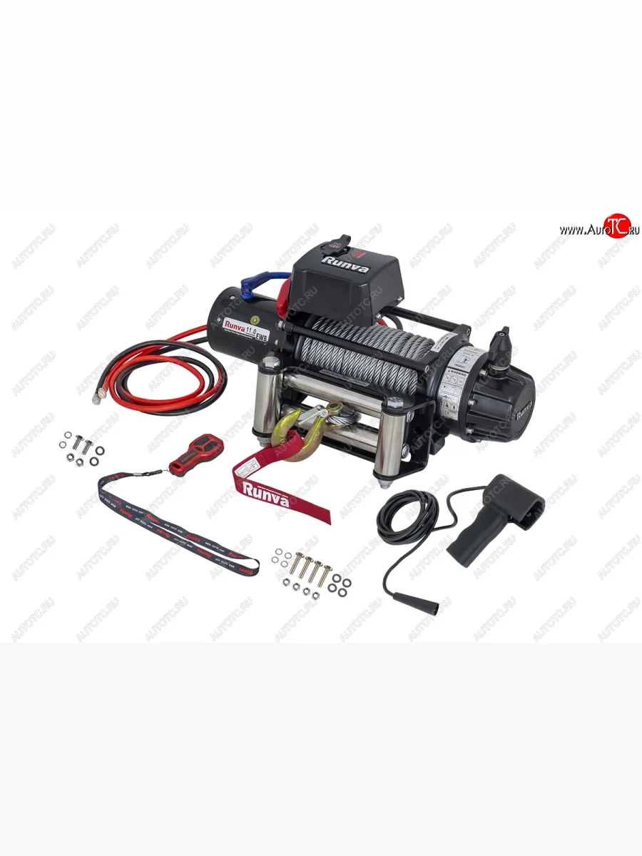 Лебёдка электрическая 11000 lbs 5000 кг (влагозащищенная) Runva GMC Yukon GMT1YC (2020-2025) (Стальной трос)  с доставкой в г. Керчь