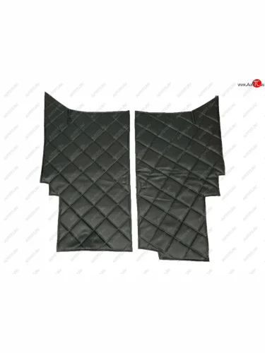 Коврик в салони под сиденье (винилискожа, поролон, ватин) Швейка ST (серый ромб) Уаз Буханка 452 2206 микроавтобус (1965-2025)