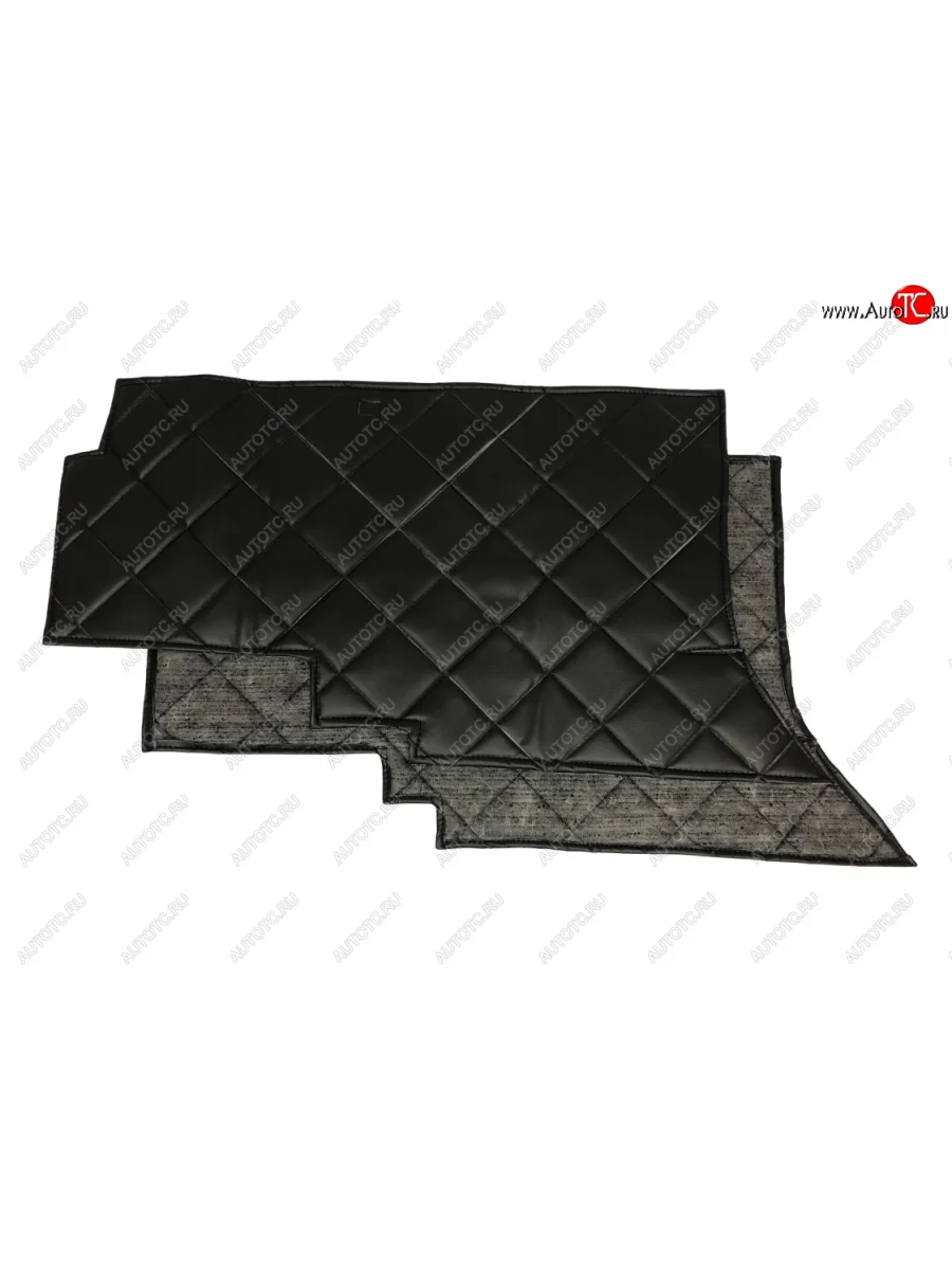 Коврик в салони под сиденье (винилискожа, поролон, ватин) Швейка ST Уаз Буханка 452 2206 микроавтобус (1965-2025) (Черный ромб)  в Керчи Республика Крым